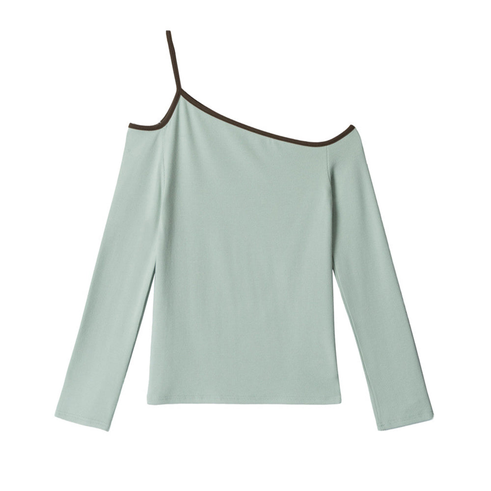 오프숄더 긴팔 상의 (여성용)