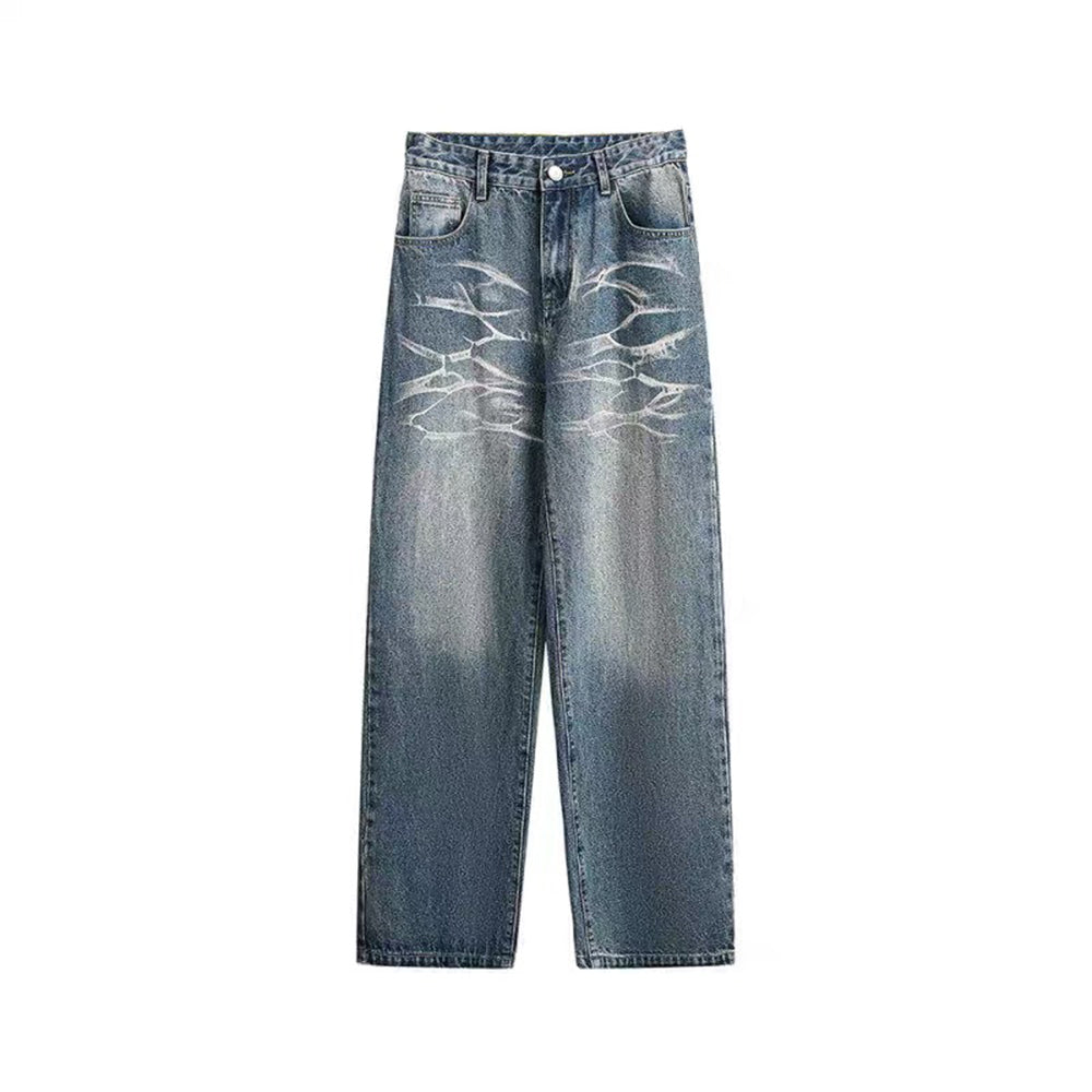 Retro casual all-match trousers