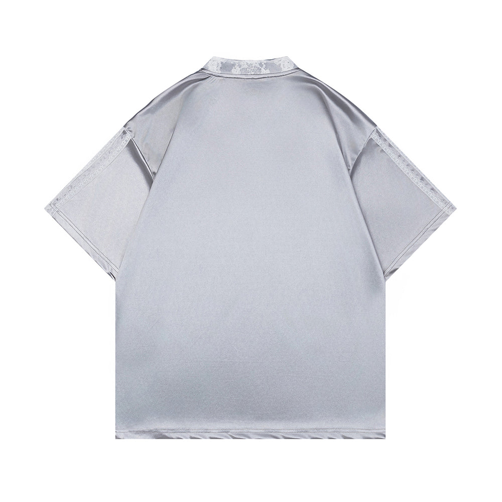 Retro simple short sleeves