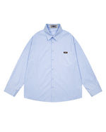 Striped versatile long-sleeved shirt