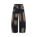 loose denim trousers