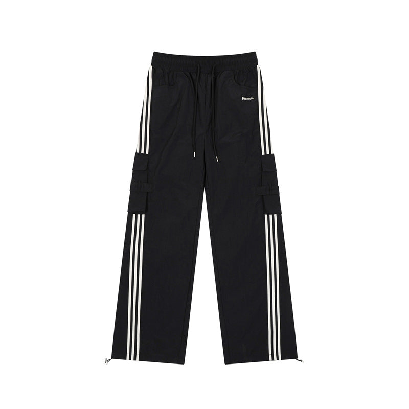 Retro workwear casual sweatpants