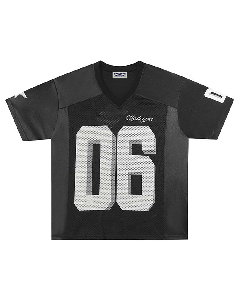 Spliced ​​all-match short sleeves