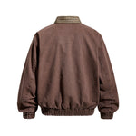 Stitched contrasting color couple's jacket