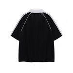 Retro all-match short-sleeved pullover