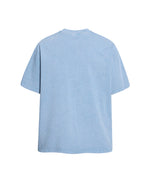 Vintage washed distressed short-sleeved shirt