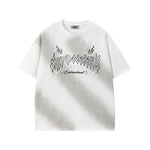 패션 자수 반팔