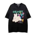 Gradient tie-dye loose short sleeves