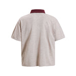 撞色條紋polo短袖