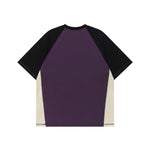 레트로 콘트라스트 컬러 블록 반팔