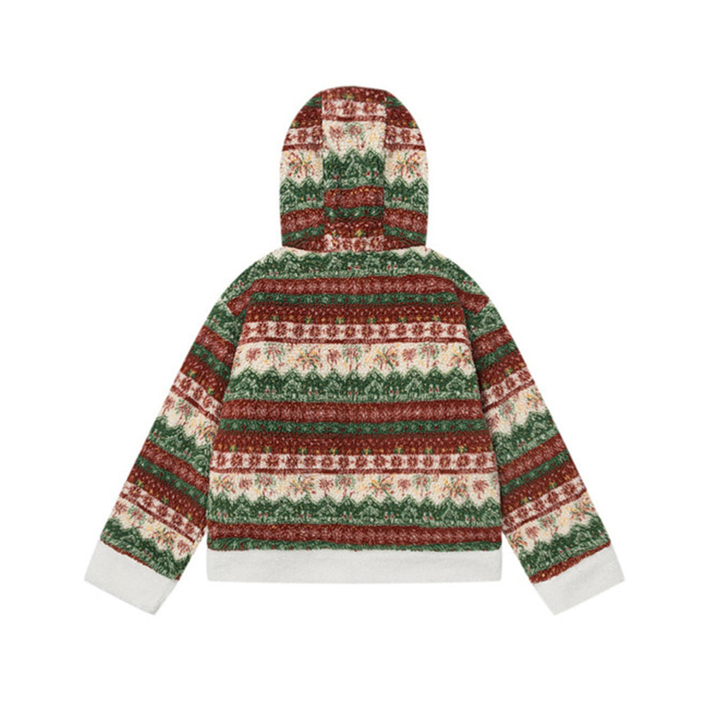 Retro cotton-padded jacket