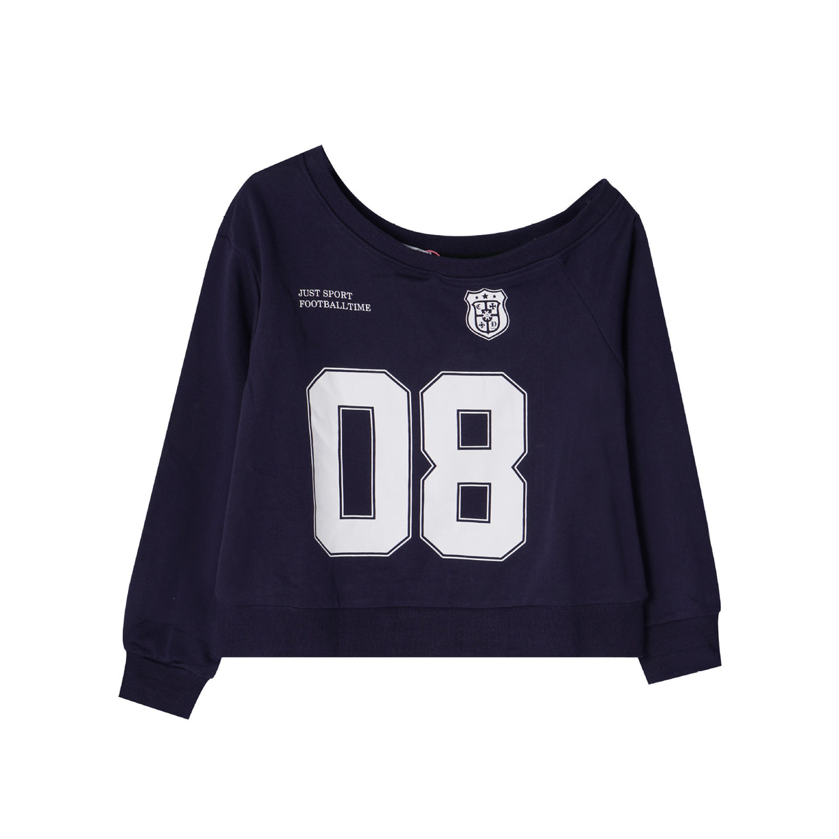 Retro loose shoulder sweatshirt (women)