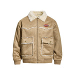 Retro letter embroidered jacket