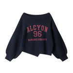 Retro short knit sweater