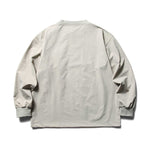 Patchwork pocket crew neck sweatshirt