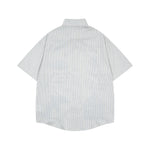 復古刺綉短袖襯衫