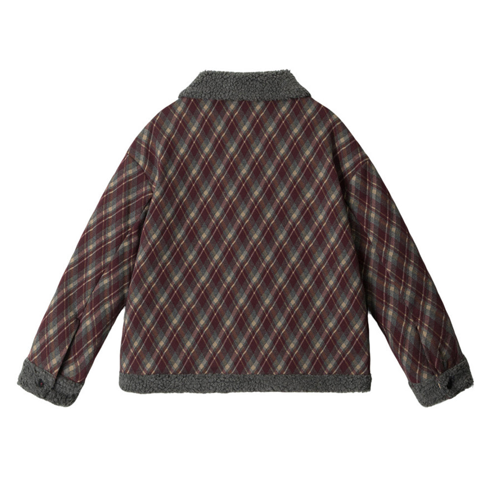 램스울 패치워크 코트