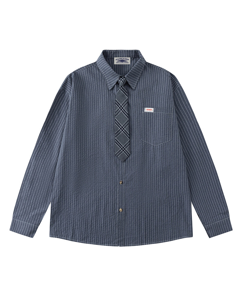striped long sleeve shirt