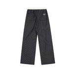 Plaid loose trousers