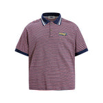 復古撞色條紋短袖