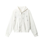 燙鉆連帽衛衣外套