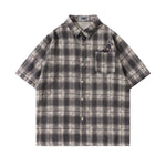 Vintage Plaid Short Sleeve Shirt