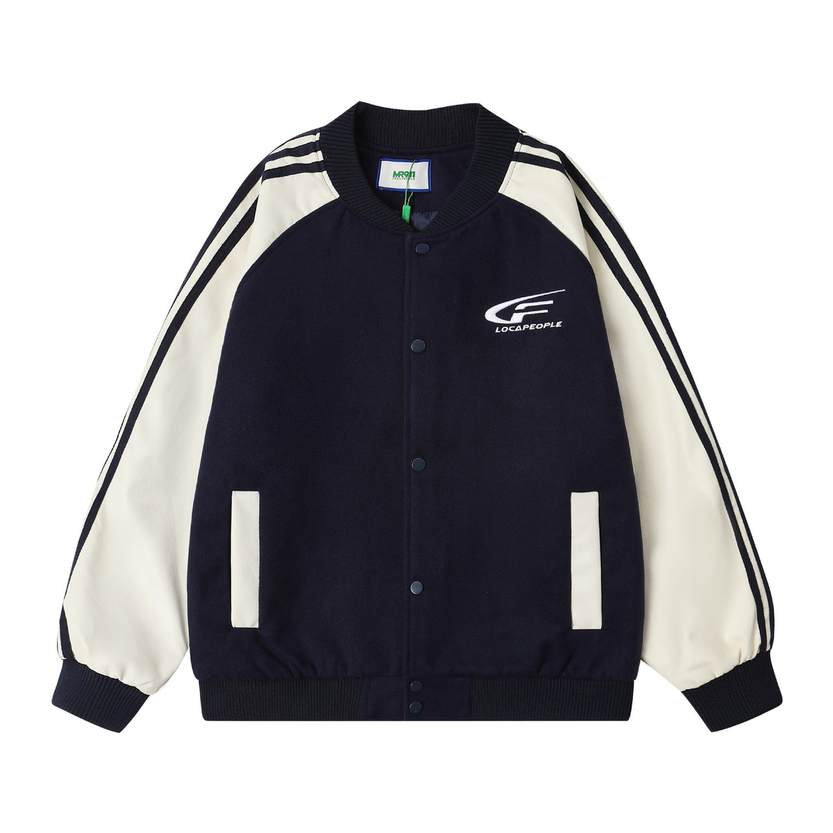 American retro embroidered baseball jacket 