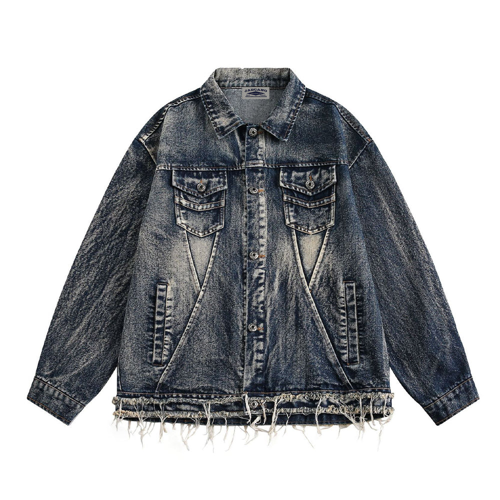 Vintage washed denim jacket