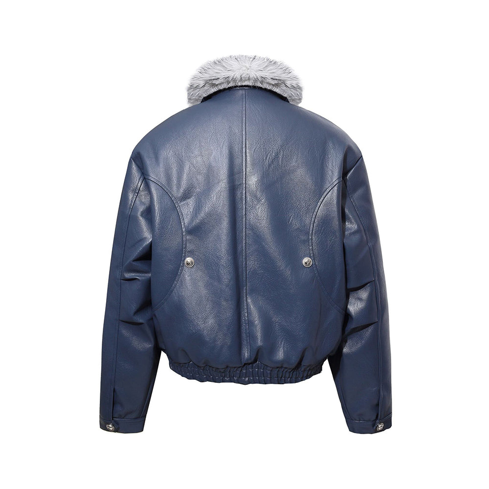 Retro cotton-padded jacket