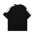 Striped short sleeves