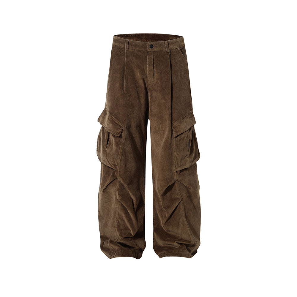 Retro simple work trousers