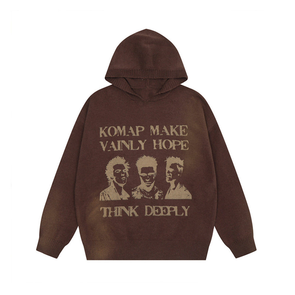 retro avatar hooded sweater