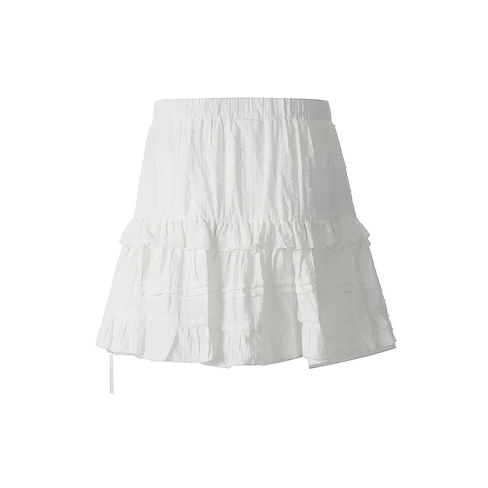 Cute simple all-match skirt