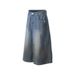 簡約寬鬆牛仔短褲