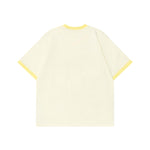 귀여운 컬러블록 프린트 반팔