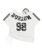 Retro casual short sleeves