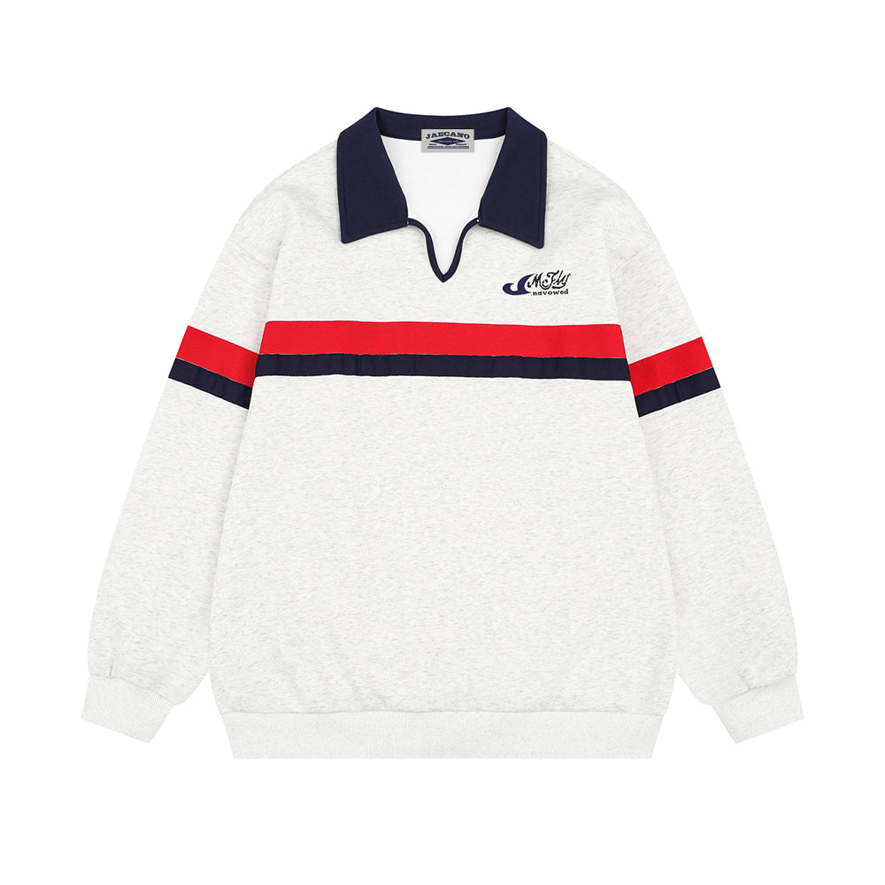 Retro pullover sweatshirt