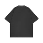 레트로 프린트 라운드넥 반팔