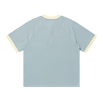 復古撞色小狗短袖