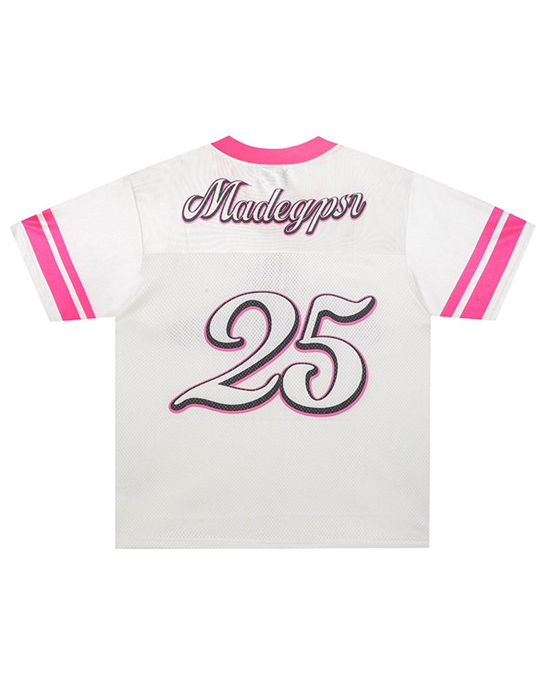 運動風拼接短袖