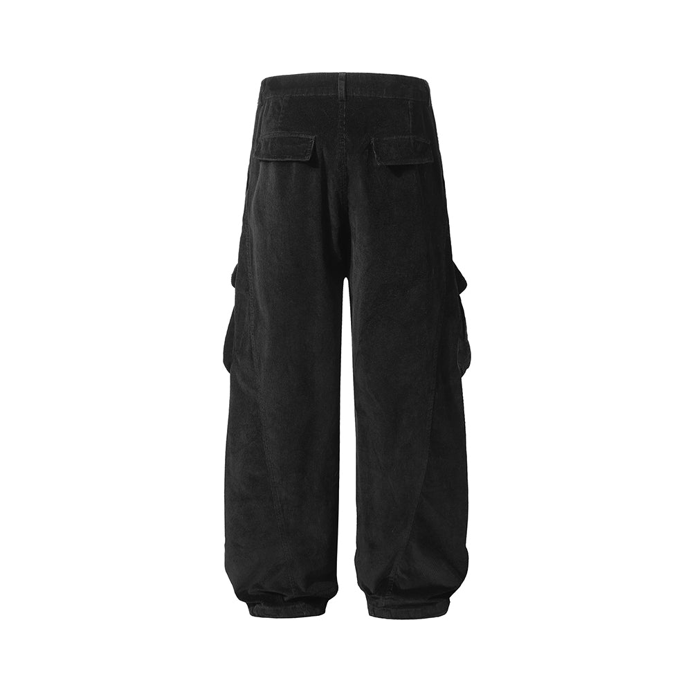 Retro simple work trousers