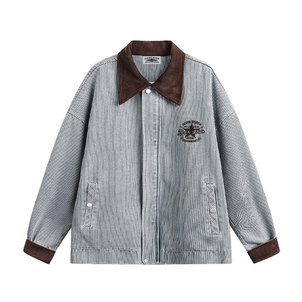 Retro simple corduroy jacket