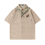 Vintage Plaid Short Sleeve Shirt