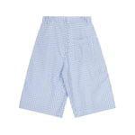 Simple plaid casual shorts