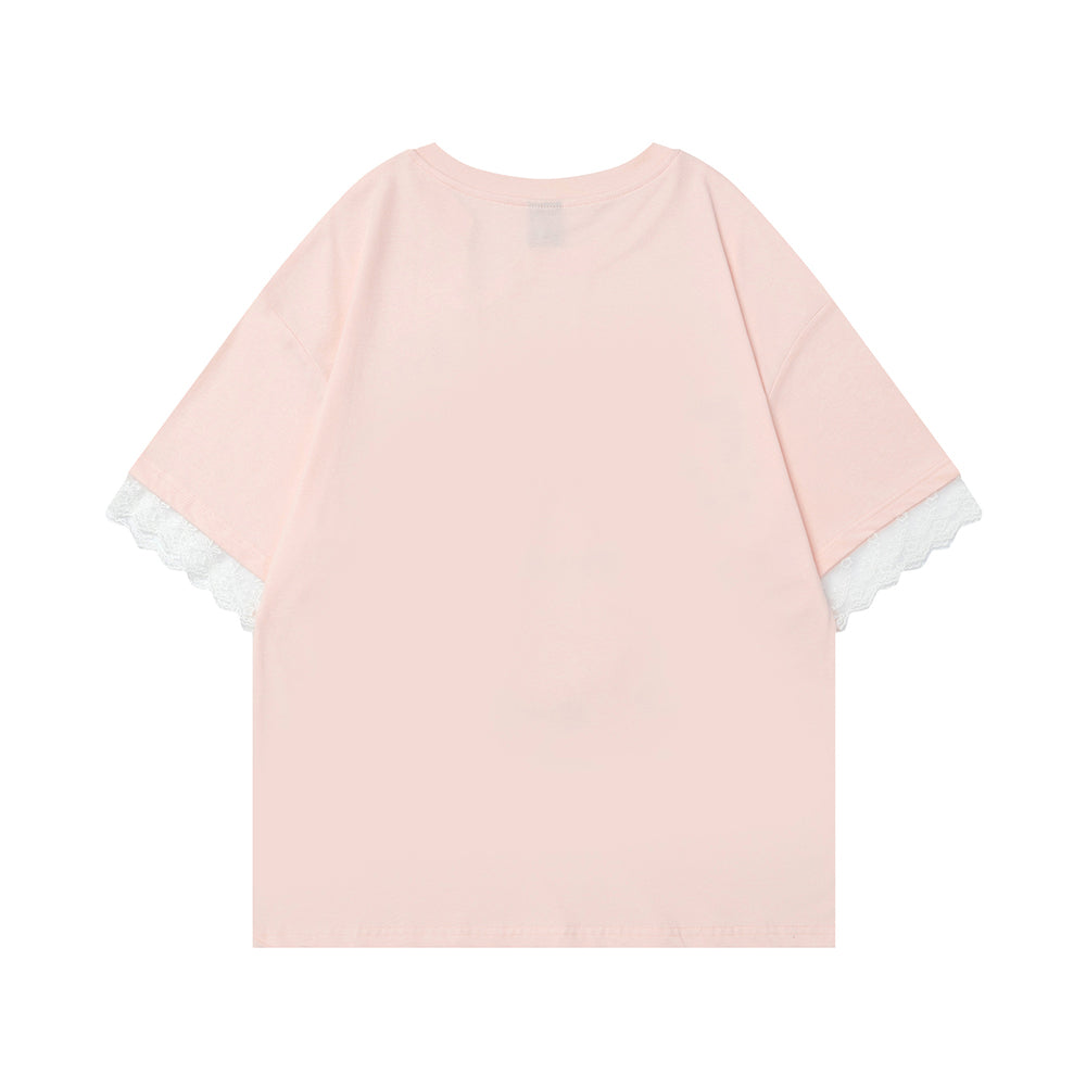 Cute loose short sleeves