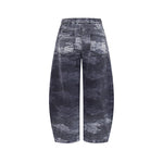 camouflage paneled overalls