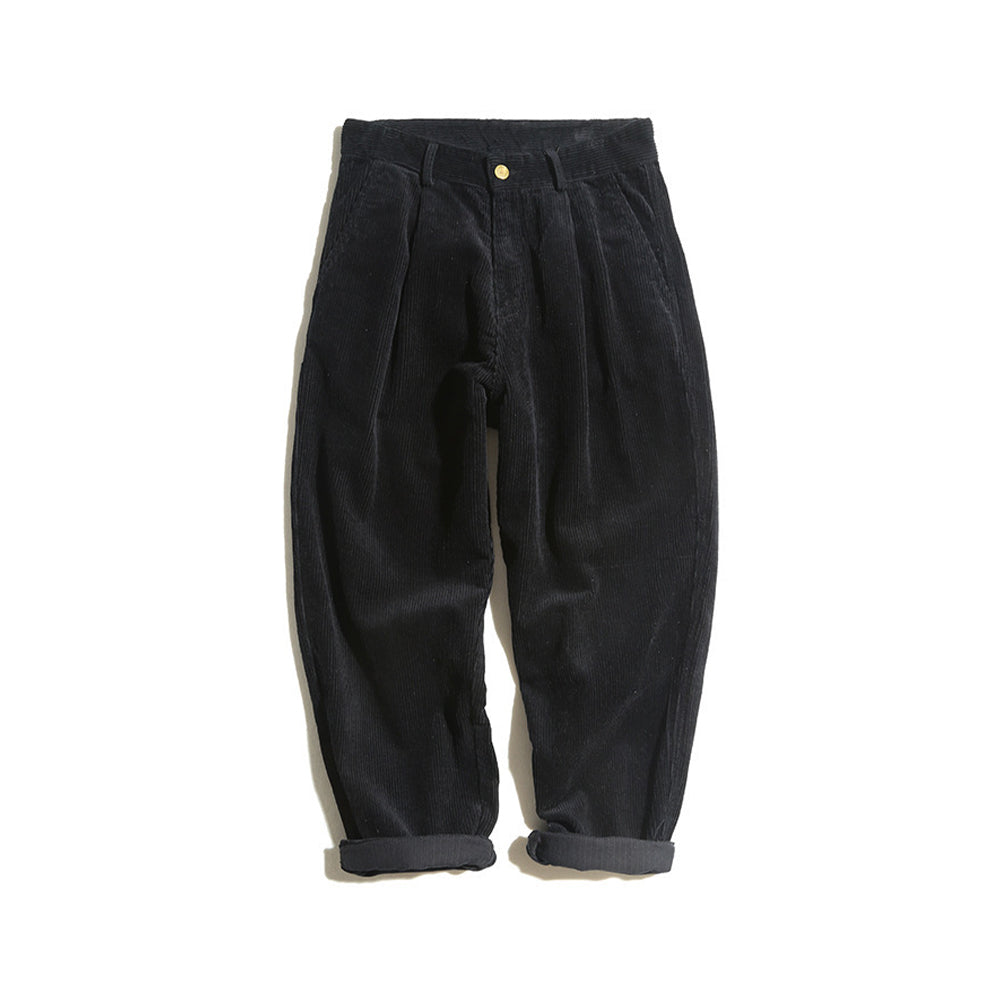 Corduroy casual trousers
