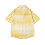 Badge Plaid Short Sleeve Shirt