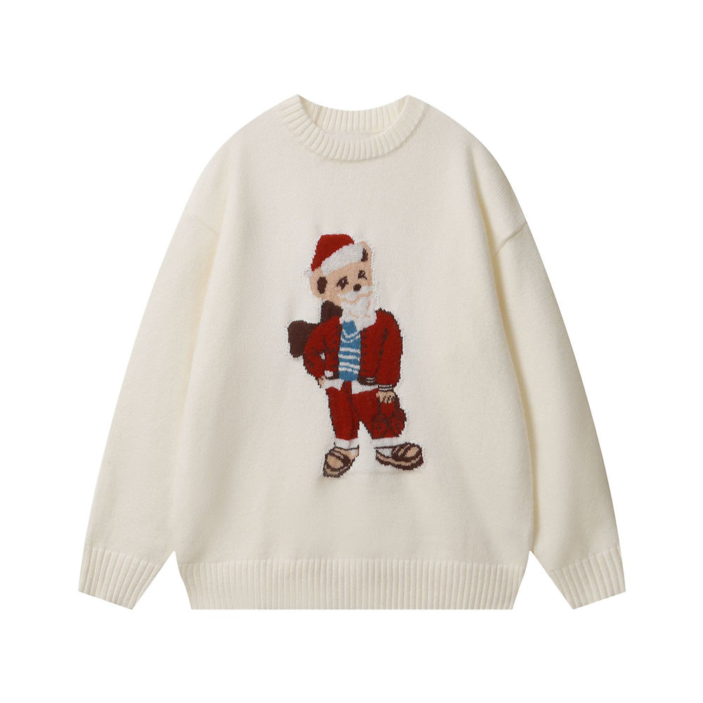 Retro Christmas Cute Couple Sweater