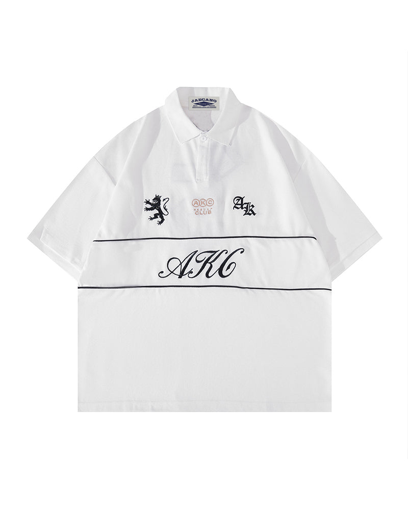 Embroidered polo shirt